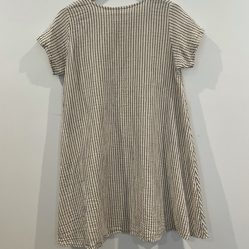Striped cotton dress